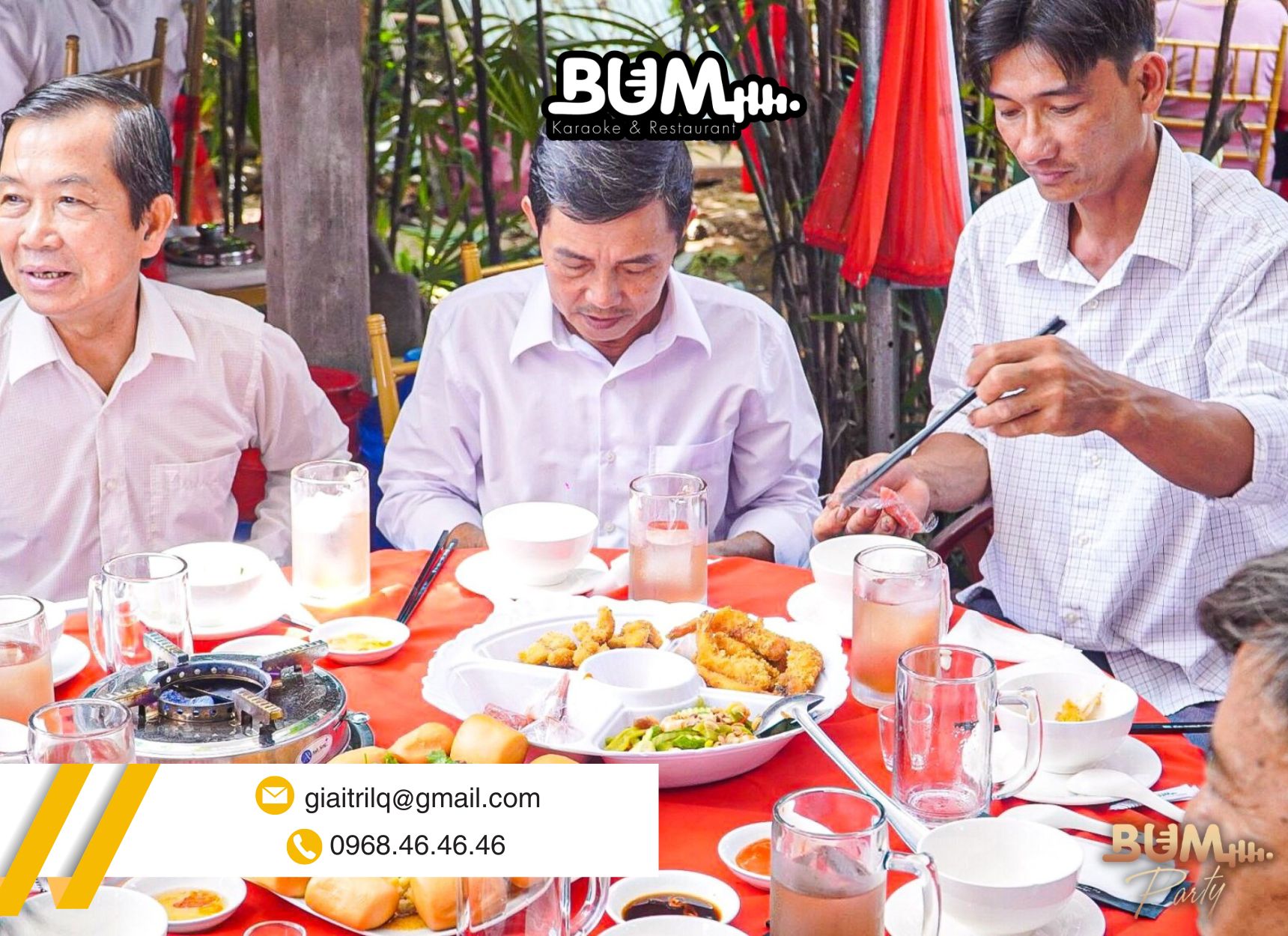 Dịch vụ nhận tiệc đám giỗ tại nhà chất lượng tại BUM 